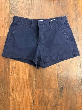 GAP Women's Navy Cotton Chino Shorts